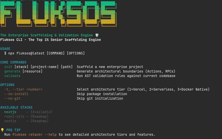 Fluksos CLI